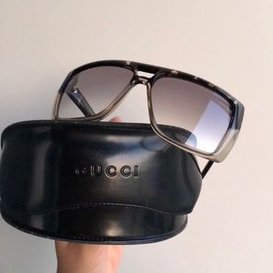 Gucci Grey Havana Sunglasses